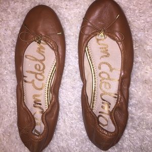 Brown Sam edelman ballet flats